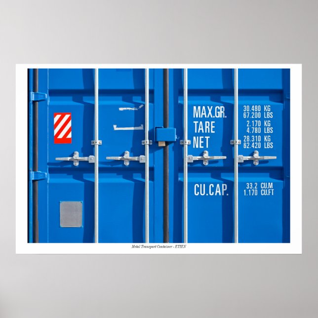 Poster with Transport Container (Front)