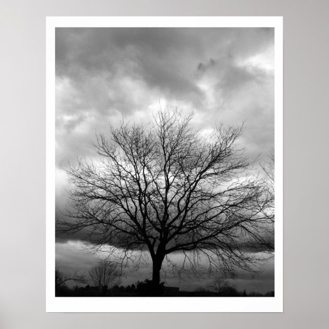 POSTER with upgrade option 'Storm Clouds' (Front)