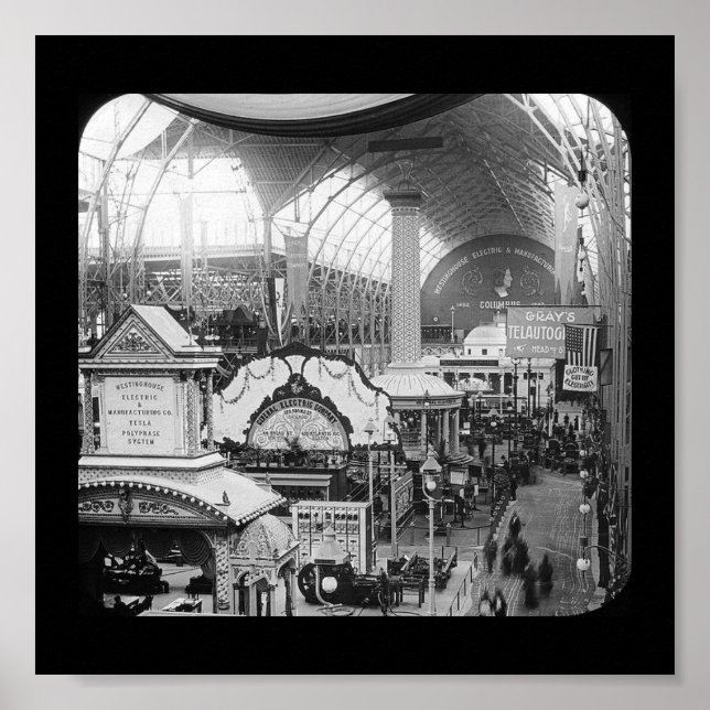 Poster-World's Fair-Electricity Building 1893 Poster (Front)