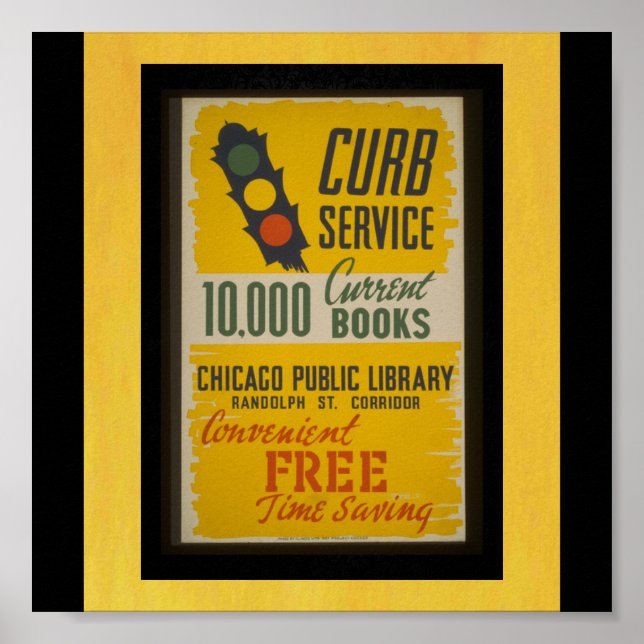 Poster- WPA Chicago-Public Library-WPA Poster (Front)