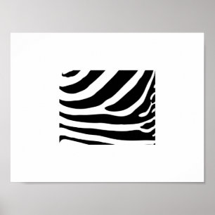 Poster - Zebra Stripes Abstract 2