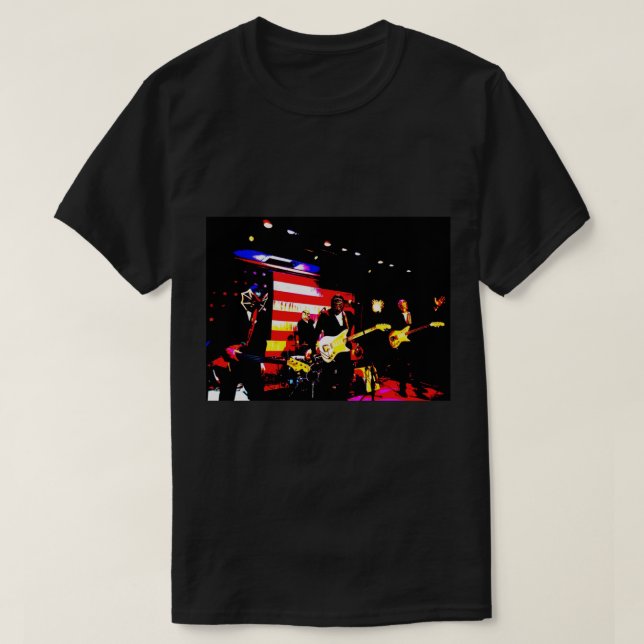 Posterised Los Straitjackets Premium T-Shirt (Design Front)