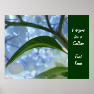 Posters Everyone has a Calling Find Yours Floral