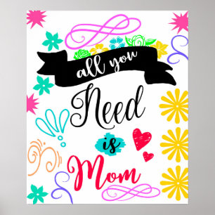 Posters for Mum- Mother's Day Poster- Mum Gift