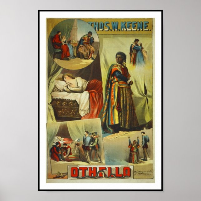 Posters Theatre Vintage "Othello" (Front)