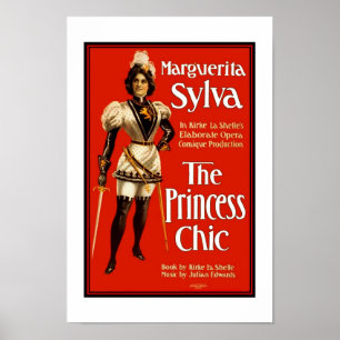 Posters Theatre Vintage "The Princess Chic"