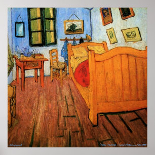 Posters - Vincent's Bedroom in Arles 1888 Van Gogh