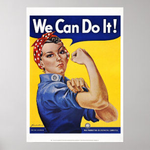 Posters: We Can Do It   (Version 2) Poster