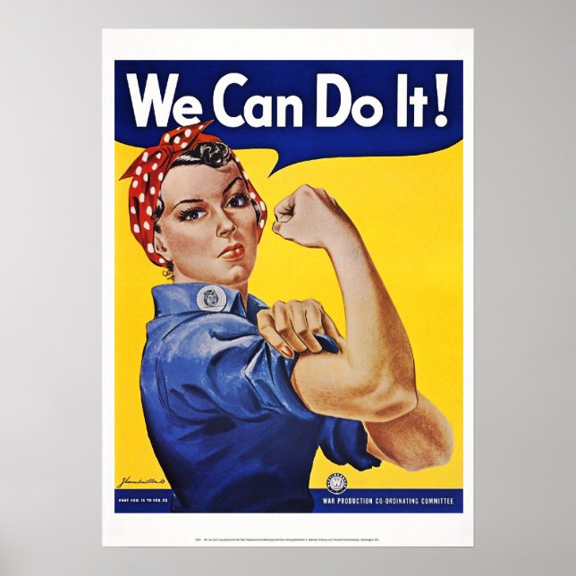 Posters: We Can Do It   (Version 2) Poster (Front)