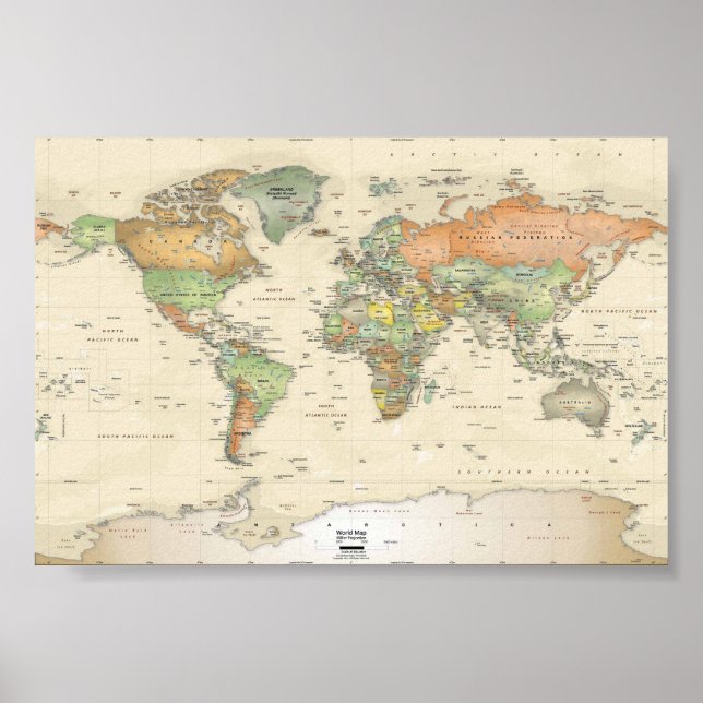 Posters - World Map (Front)