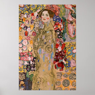 Posthumous Portrait of Ria Munk by Gustav Klimt Poster