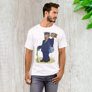 Postie Delivering Mens T-Shirt