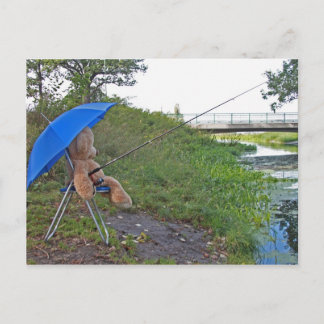 Postkarte - am Kanal Postcard