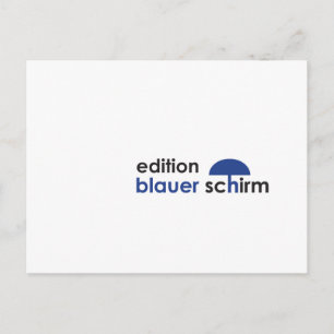 Postkarte - Edition Blauer Schirm Postcard
