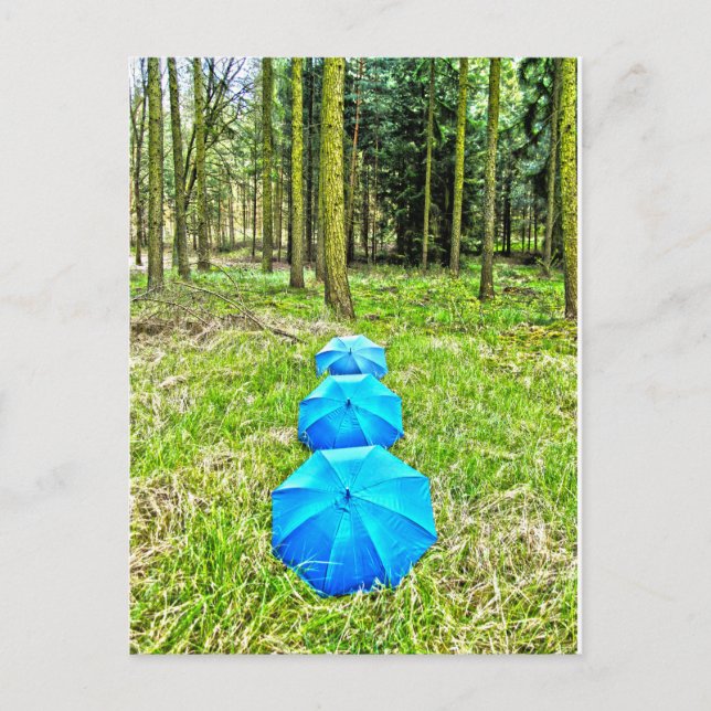 Postkarte - in Reih und Glied Postcard (Front)