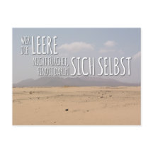 Postkarte „Leere & Selbstfindung“