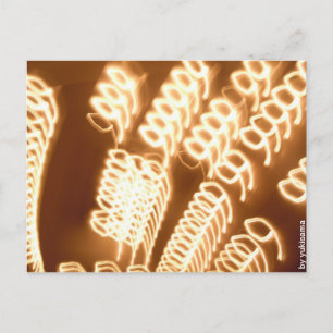 Postkarte - Lichter "9" Postcard