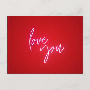 Postkarte - "love you" postcard