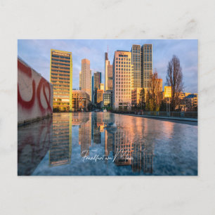 Postkarte Skyline Frankfurt am Main  Postcard