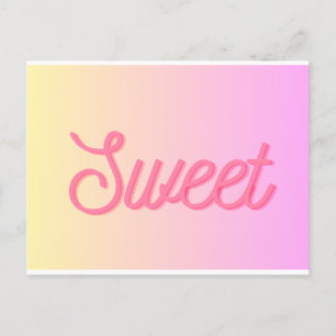Postkarte - "Sweet" Postcard