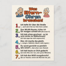 Postkarte „Was Eltern-Ohren brauchen“ 