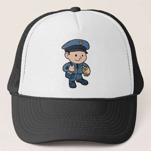postman or Mail-man Trucker Hat (Front)