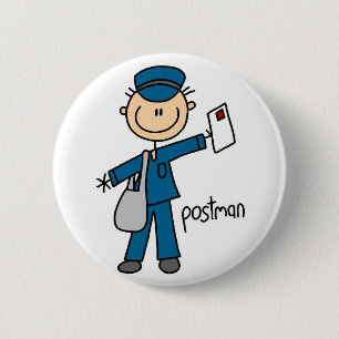 Postman Stick Figure Button