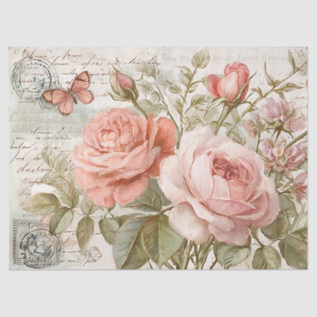 Postmarked Dreams Tissue Paper (Front)