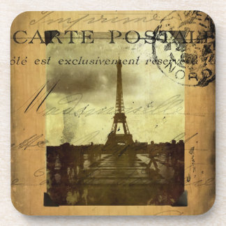 Postmarked Paris Coaster