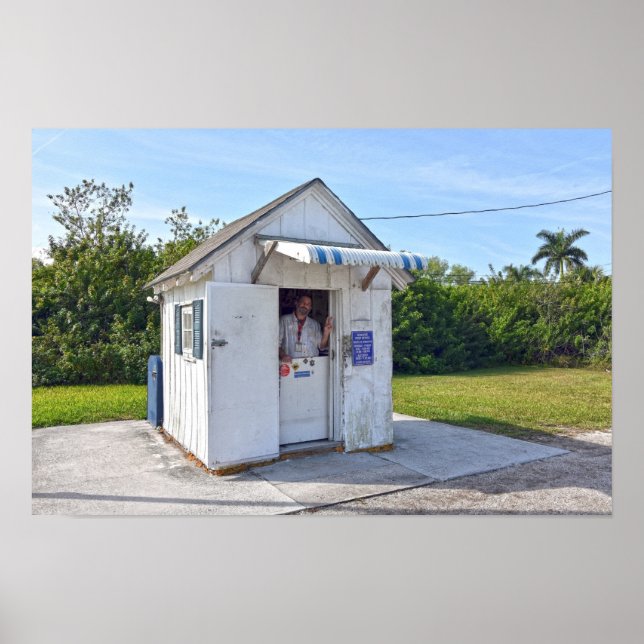 Postmaster Don in Ochopee, Florida Poster (Front)