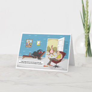 Postnatal Chicken - Father's Day Greeting Card