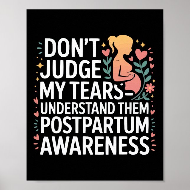Postpartum Depression Mother Mama Maternal Mental  Poster (Front)