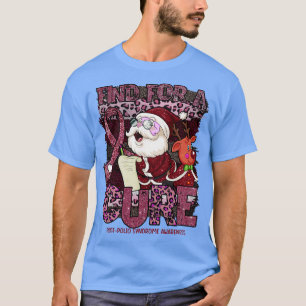 PostPolio Syndrome Awareness leopard christmas cur T-Shirt