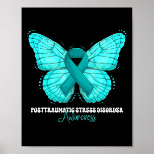 Posttraumatic Stress Disorder Awareness Month Teal Poster
