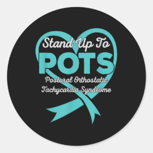 Postural Orthostatic Tachycardia Syndrome Stand Classic Round Sticker