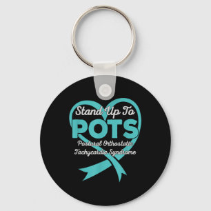 Postural Orthostatic Tachycardia Syndrome Stand Key Ring