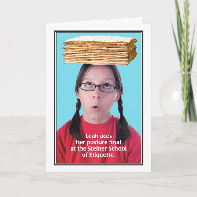 Posture Final Jewish Mother Birthday Card (Front)