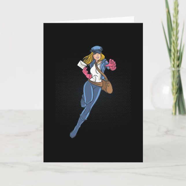 Postwoman Card (Front)