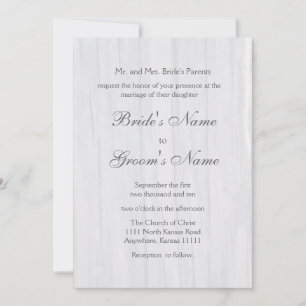Postwood  Bridal's Bouquet Wedding Invitation