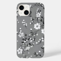 Posy Print On Grey