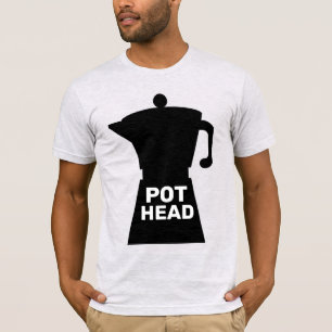 POT HEAD FUNNY COFFEE T-Shirt