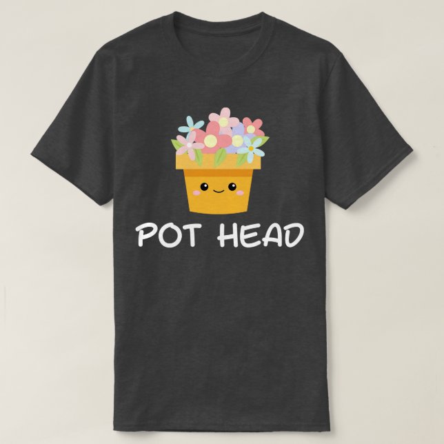 Pot Head T-Shirt (Design Front)