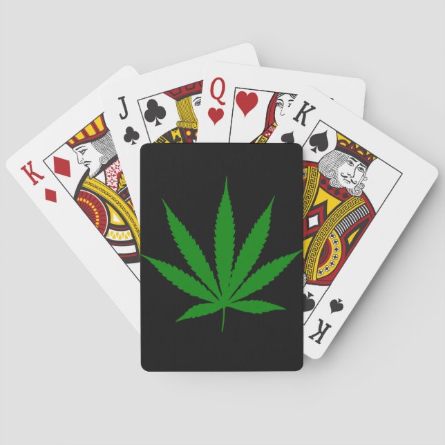 Pot Leaf Playing Cards (Back)