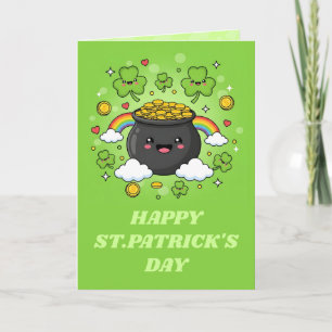 Pot O’ Happiness St. Patrick’s Day Card