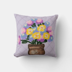 Pot of Flowers Cushion