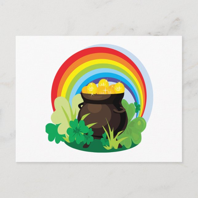 Pot Of Gold Postcard (Front)