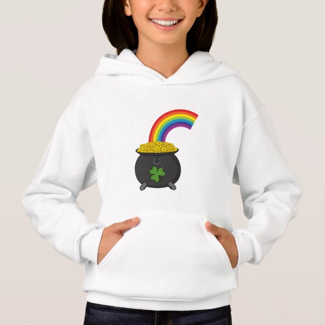 Pot of Gold Rainbow Cartoon (Front)