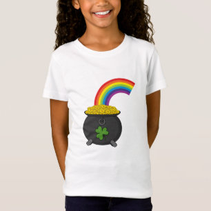 Pot of Gold Rainbow Cartoon T-Shirt