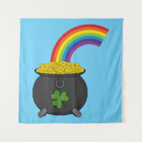Pot of Gold Rainbow Cartoon