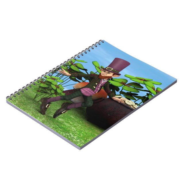Pot of Gold Spiral Notebook (Left Side)